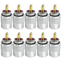 Lpluziyyds PL259 UHF Male Coaxial Connectors 10 Pack with Reducer, Solder-Type
