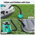 Elefor Massage Gun Deep Tissue,PercussioAir Mattress Pump for Balloons Pool