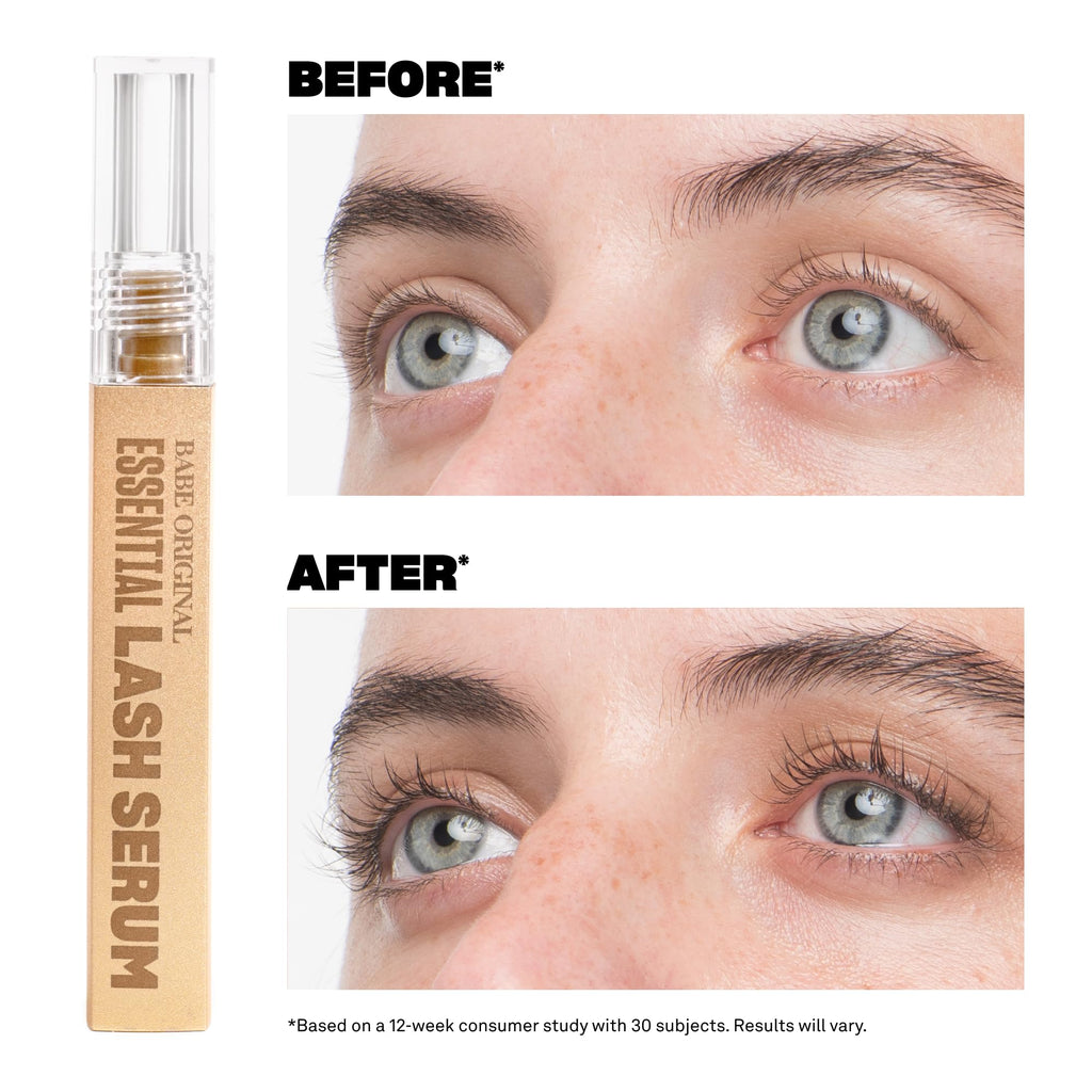 Babe Original Babe Lash Serum - Fuller & Longer Looking Eyelashes, Clear