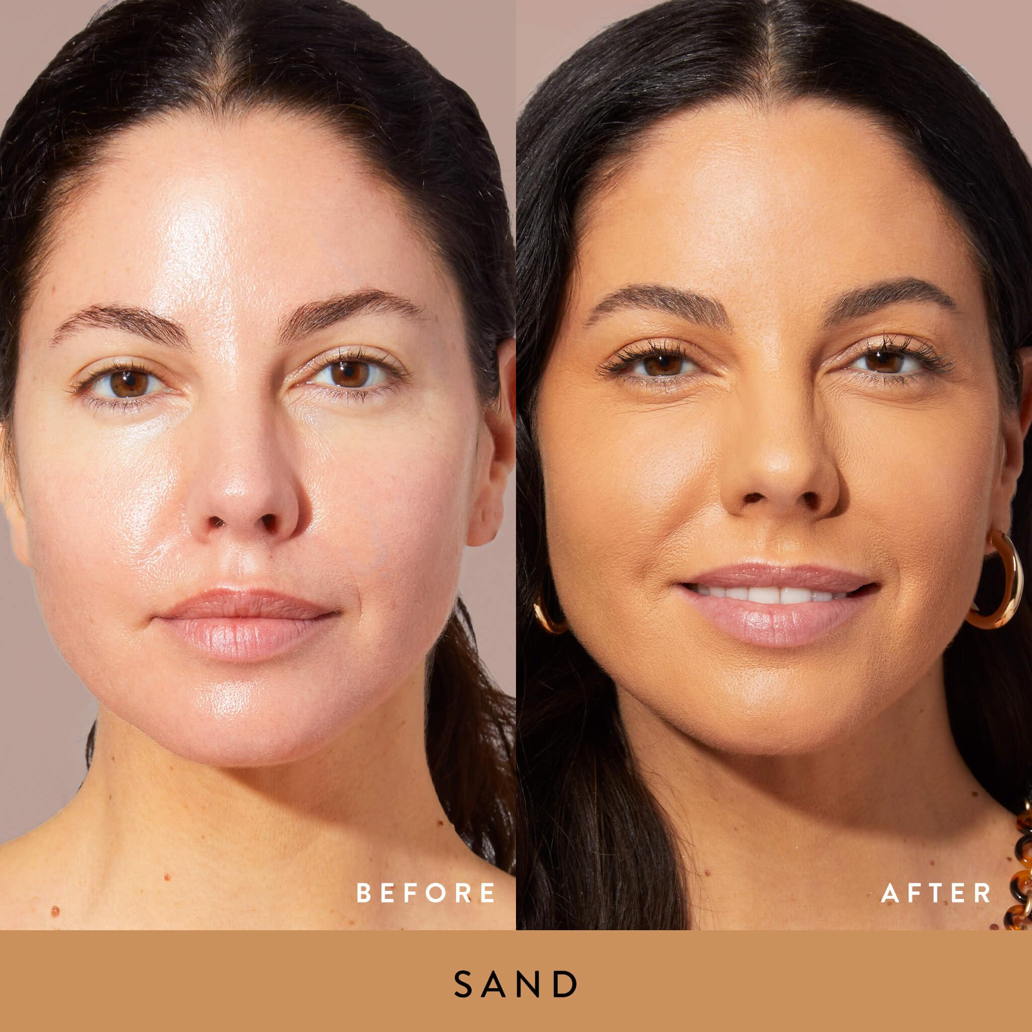 Laura Geller Baked Double Take Powder Foundation Sand Full Coverage Matte Finish