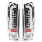 HECASA Tail Light Brake Lamp Set Ford 1990-1997 Rear Replacement Lights