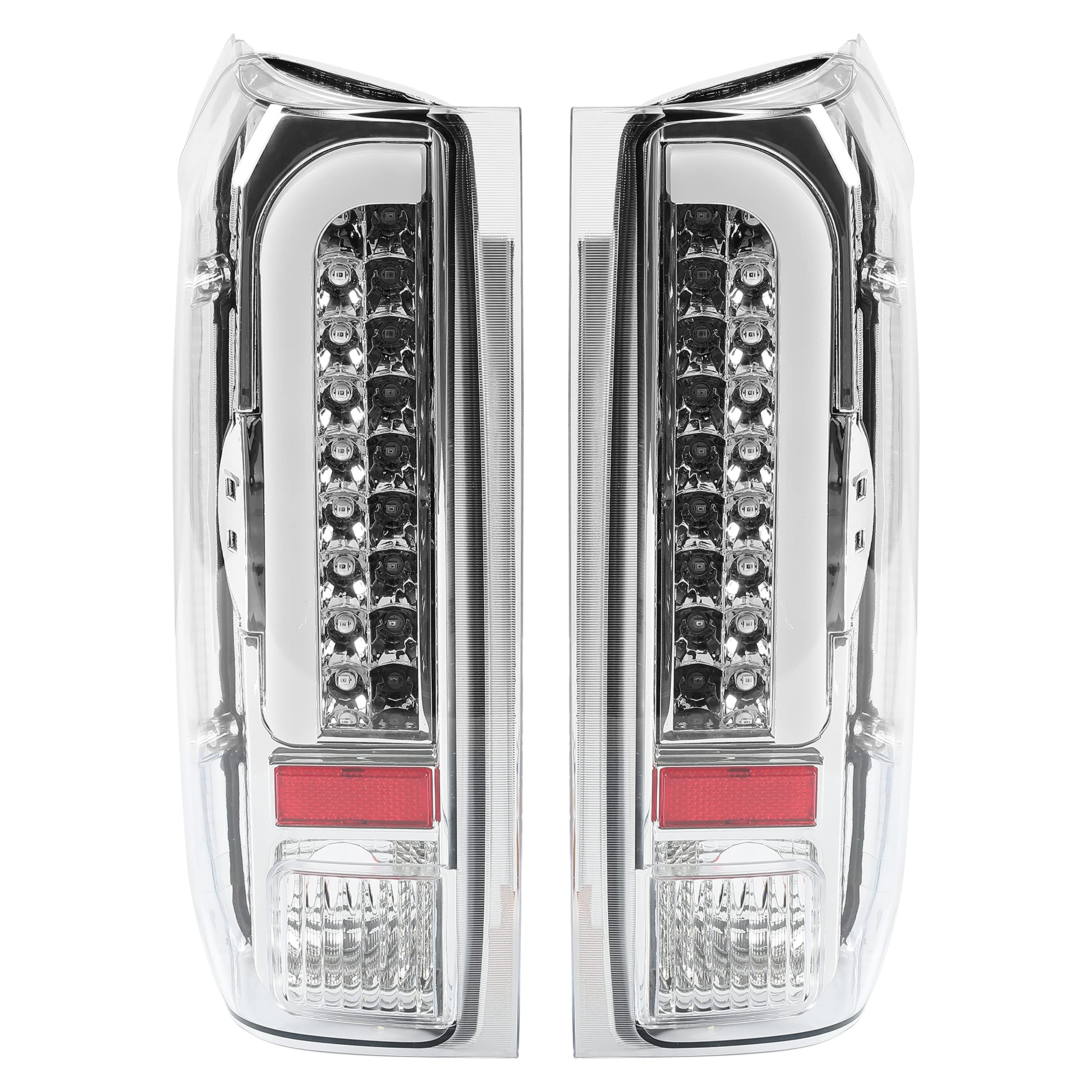HECASA Tail Light Brake Lamp Set Ford 1990-1997 Rear Replacement Lights