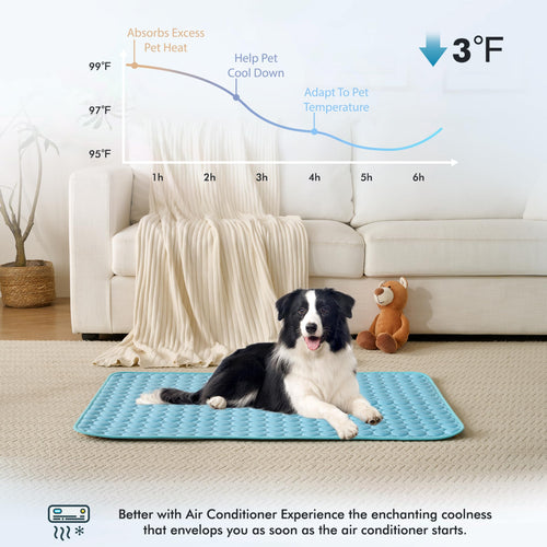 MICROCOSMOS Summer Cooling Mat Sleeping Pad Water Absorbent Bed Mat