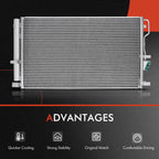 A-Premium Air Conditioning Condenser Compatible Ford & Lincoln