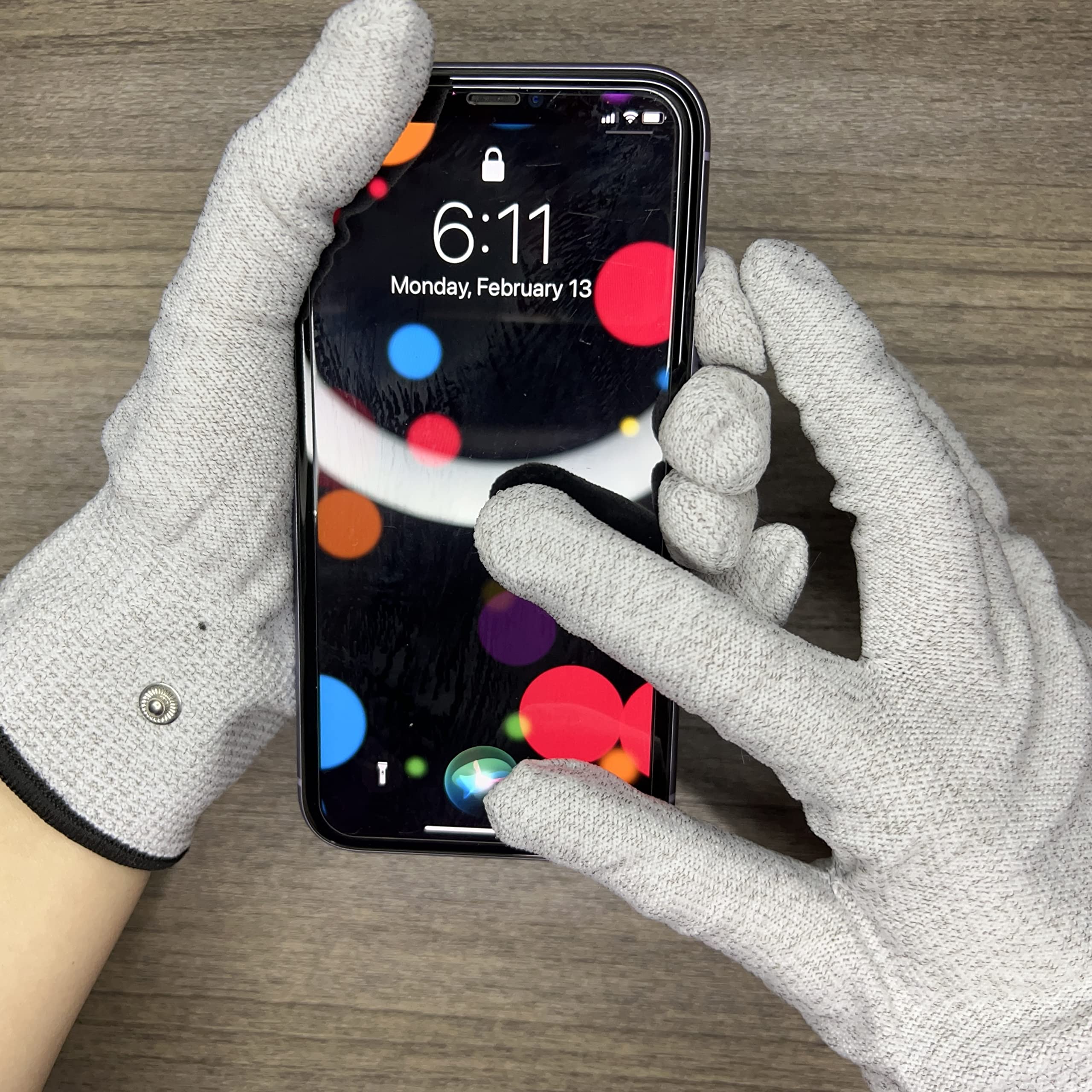 BIKIBOON Conductive Gloves Faraday Cage Anti-Radiation RF Shielding Protection