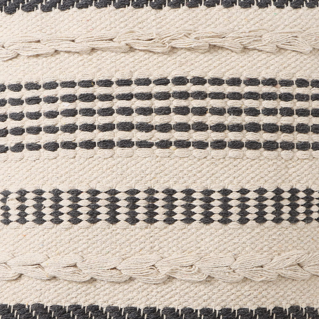 REDEARTH Boho Throw Pillow Covers Set of 2 Woven Tufted Farmhouse 18x18