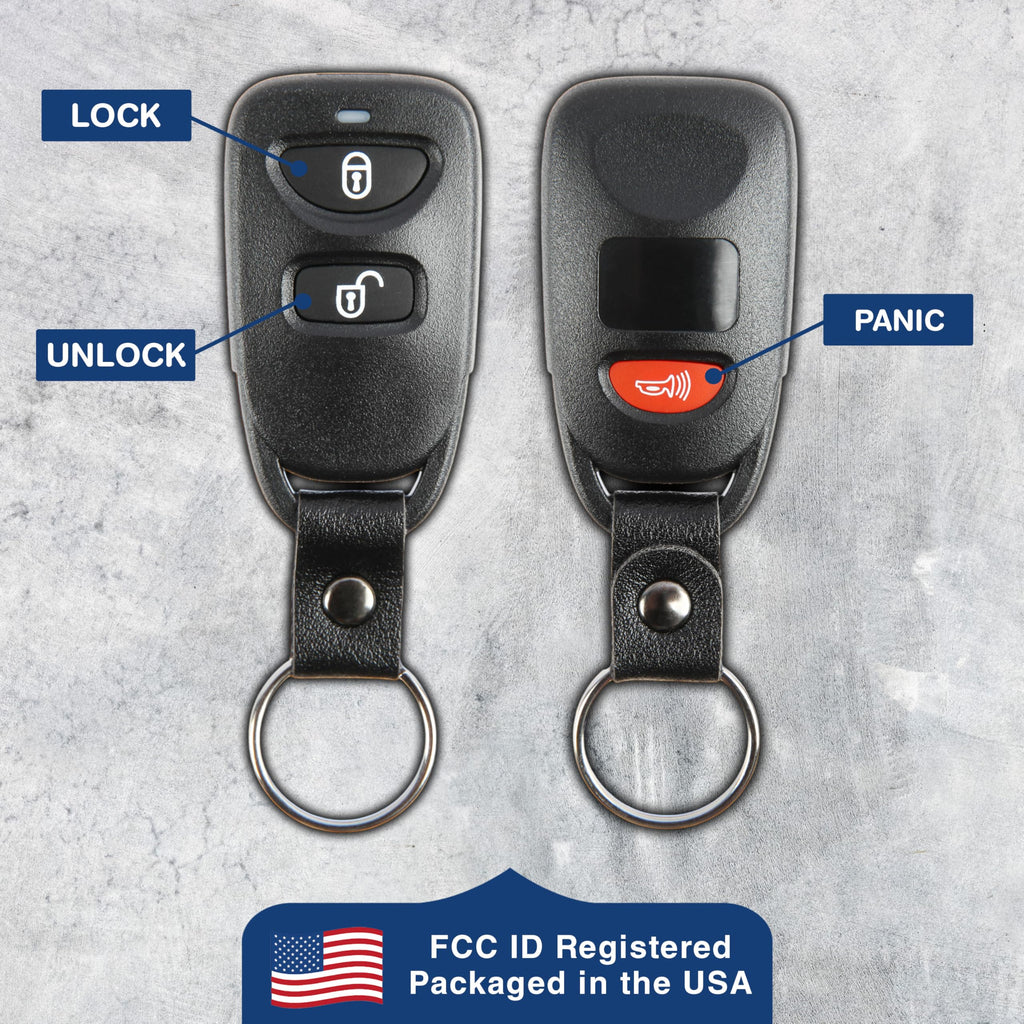 2 Pack KeylessOption Key Fob Replacement for 2006 2007 2008 2009 2010 2011 2012