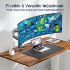 AVLT Single Monitor Arm Desk Mount 17–45  inch Mechanical Spring Full Motion