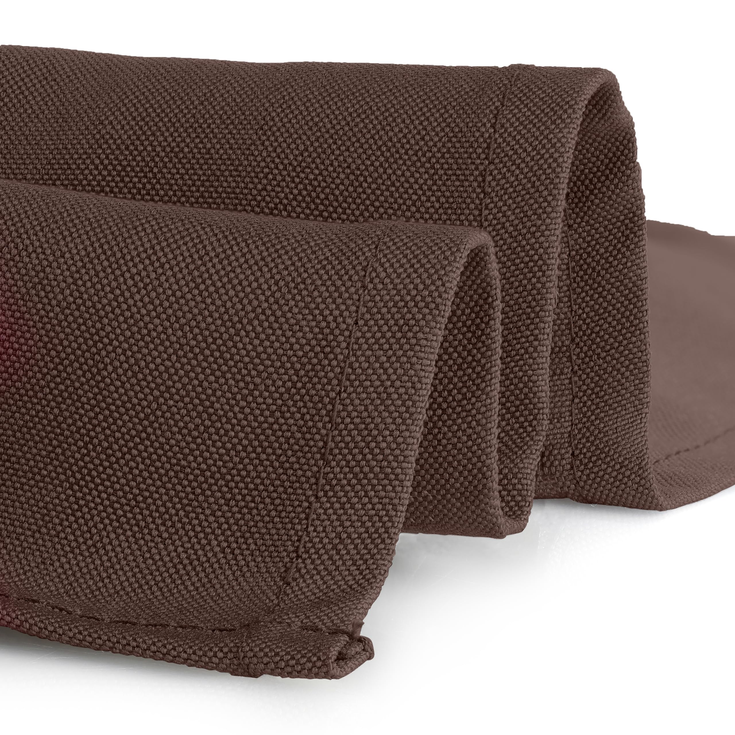 Gee Di Moda 90x156 Inch Rectangle Tablecloth Chocolate Heavy Duty 8ft Table