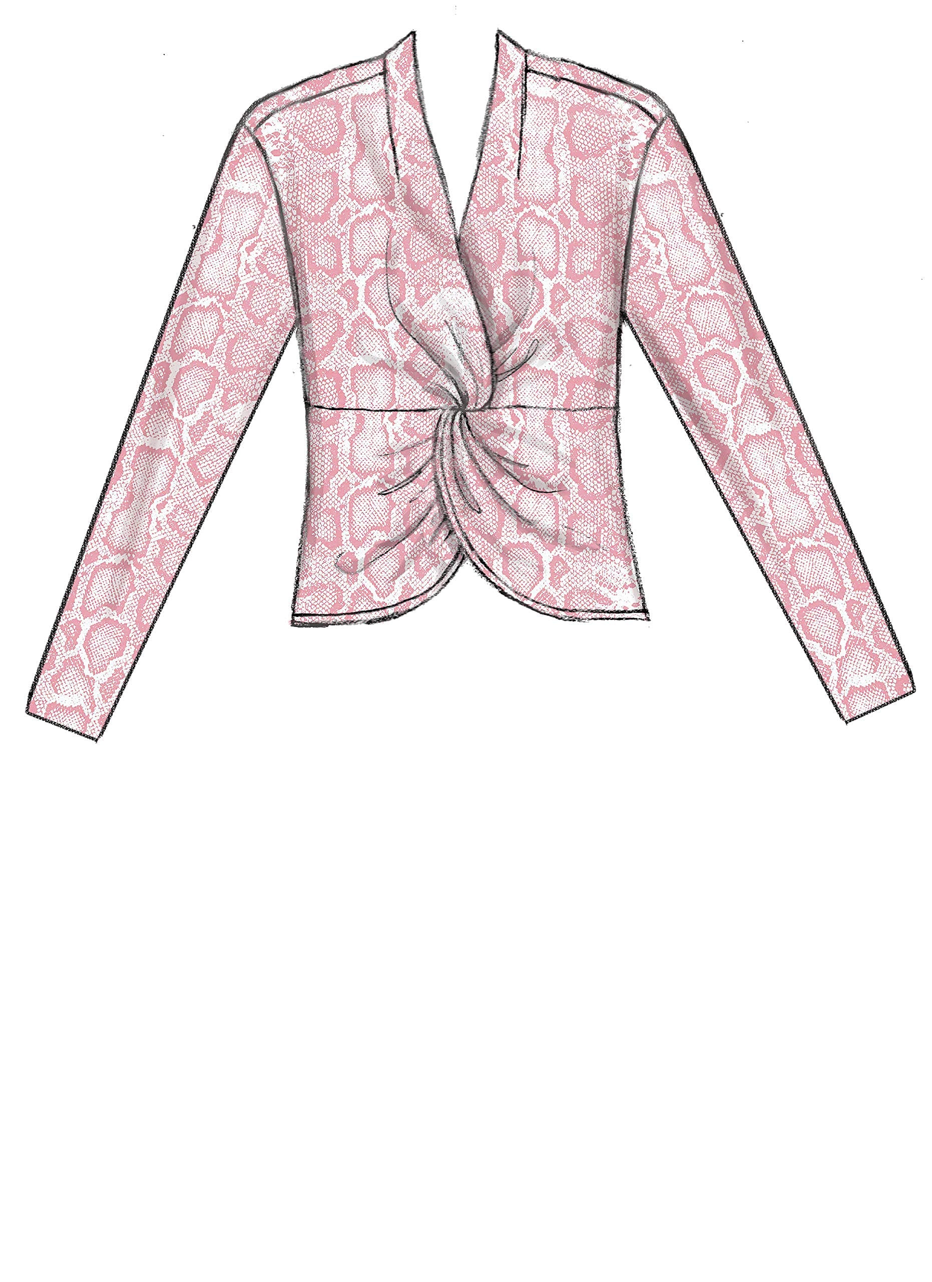 McCall Pattern Company McCall's M7957E6 Women's Twist-Front Shirt Sewing