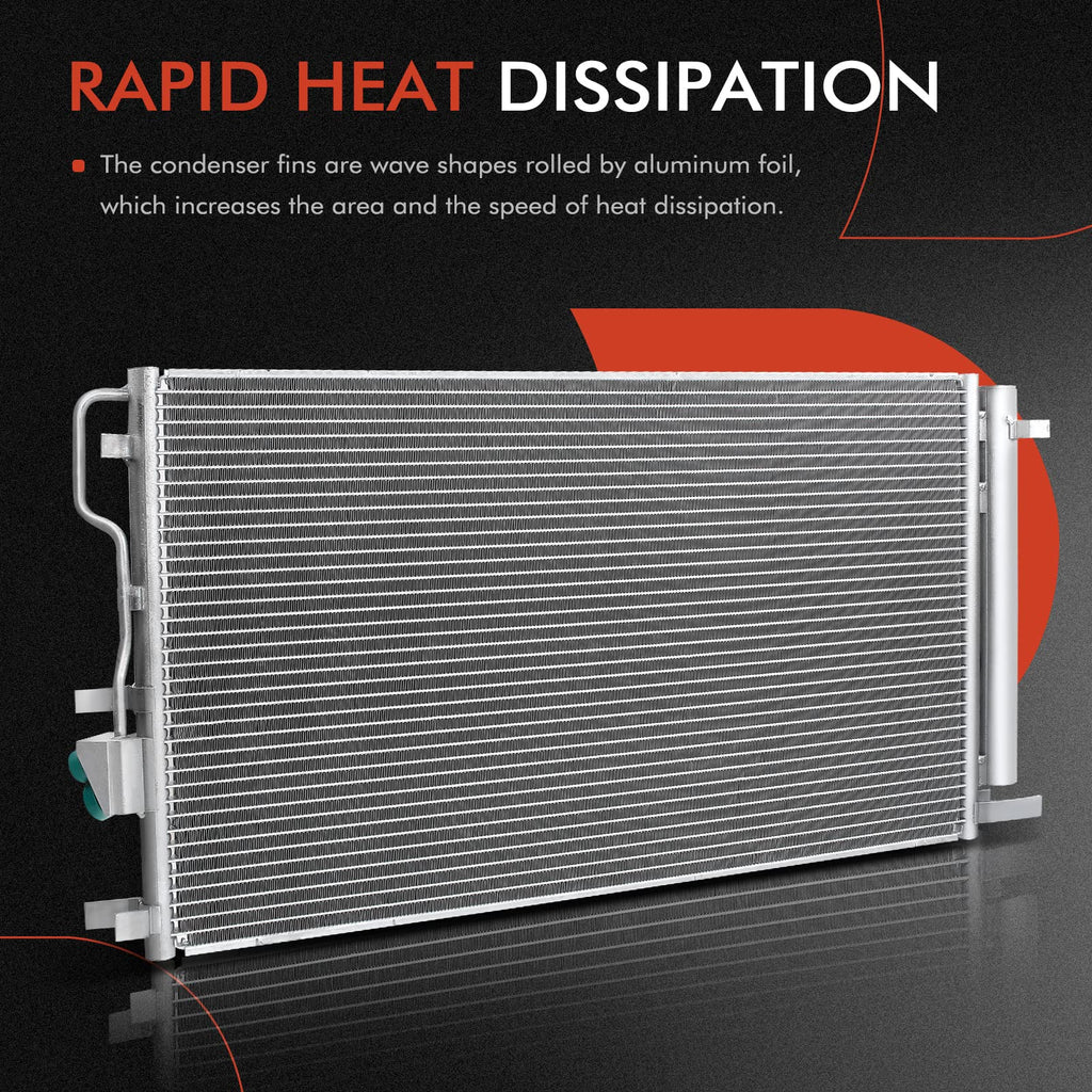 A-Premium Air Conditioning Condenser Compatible Ford & Lincoln
