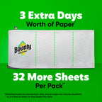 8 Family Rolls = 20 Regular Rolls Bounty Quick Size Paper Towels White