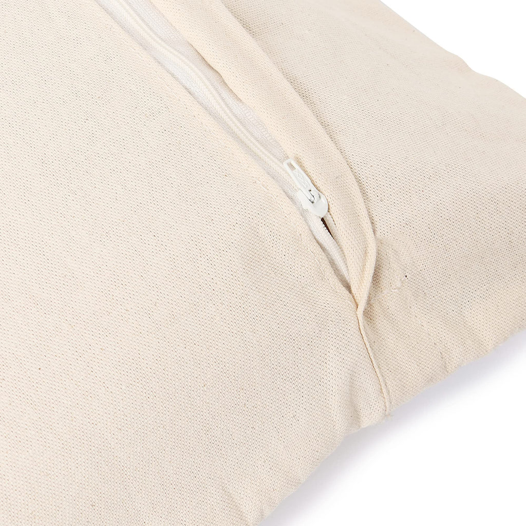 REDEARTH Boho Throw Pillow Covers Set of 2 Woven Tufted Farmhouse 18x18
