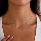 FUCJOEE Initial Necklaces for Women, Dainty Letter Choker Necklace 14K Gold