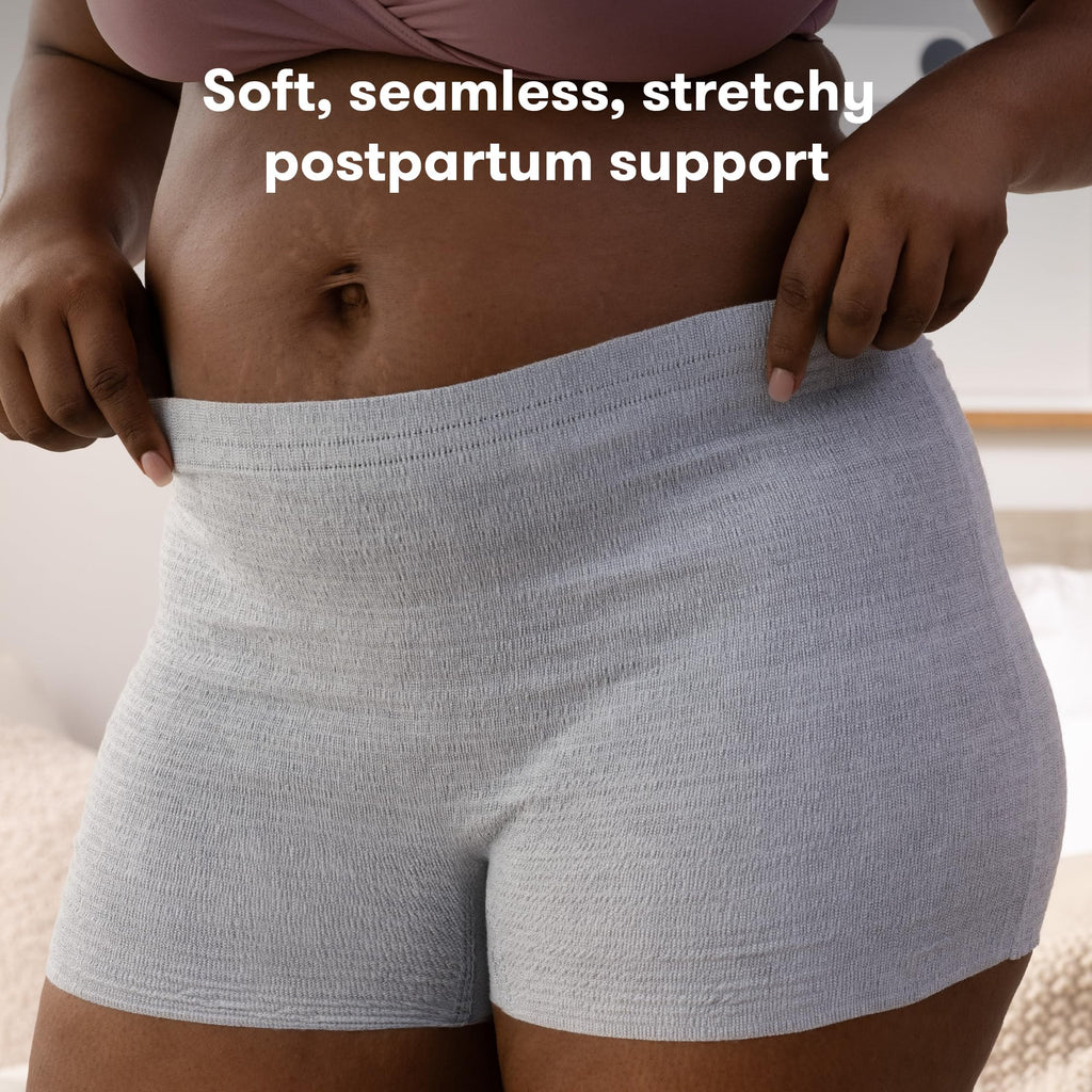 8 Count Frida Mom Women's Postpartum Underwear, Disposable Boyshort Underwear,