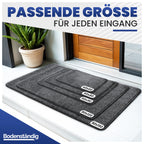 Mibao Front Door Mat Entrance, Non-Slip Absorbent Waterproof Welcome Doormat