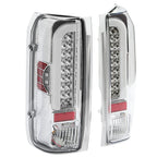 HECASA Tail Light Brake Lamp Set Ford 1990-1997 Rear Replacement Lights