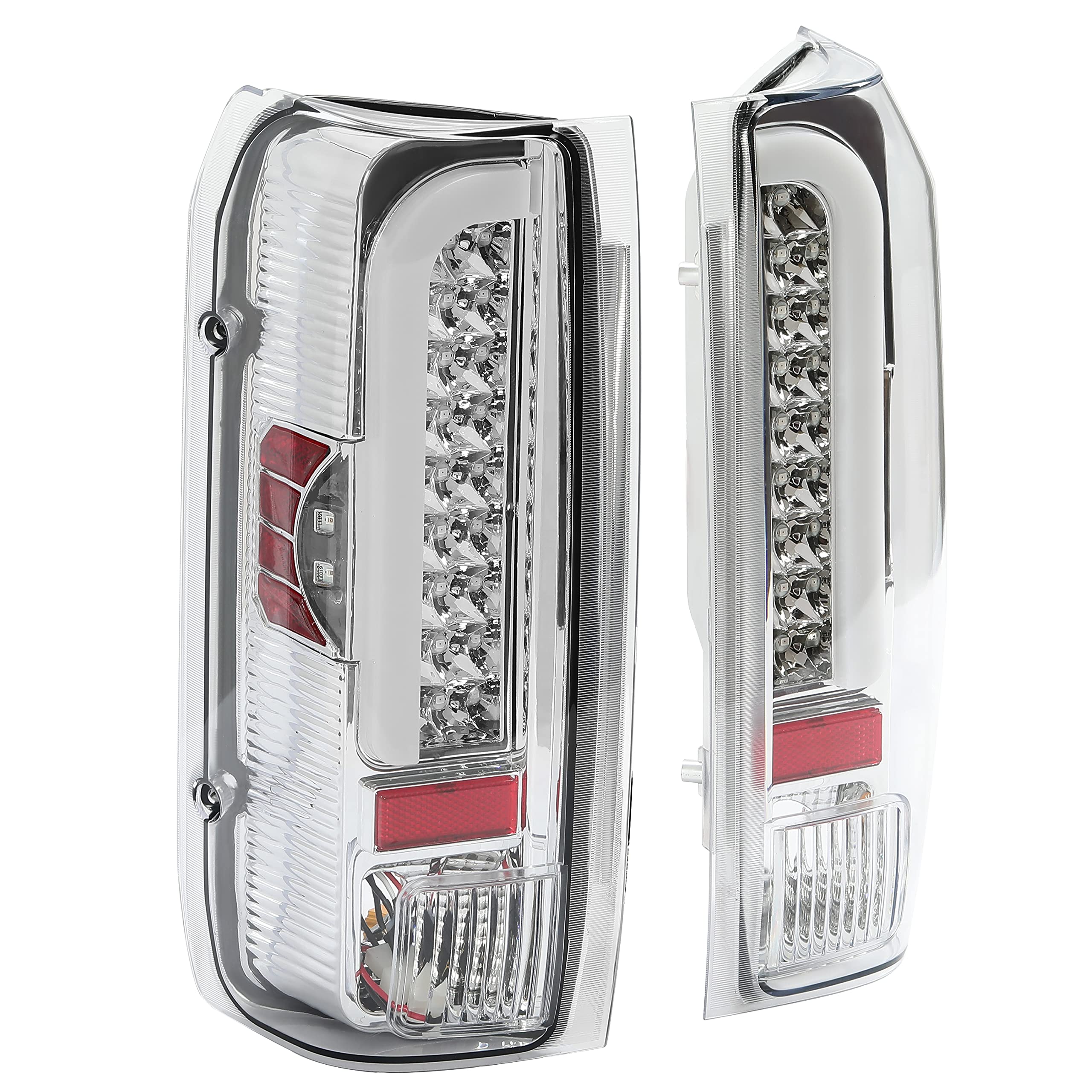 HECASA Tail Light Brake Lamp Set Ford 1990-1997 Rear Replacement Lights