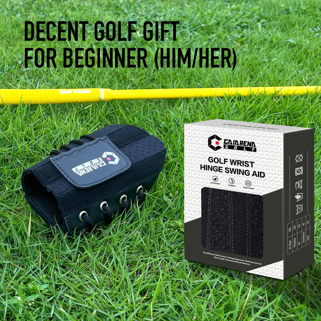 GAIARENA Golf Wrist Hinge Trainer Brace Swing Training Aid Left Hand M
