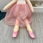 FLUFFYFUN Baby Doll Soft Ballerina Doll Plush 13.7" (Girl)