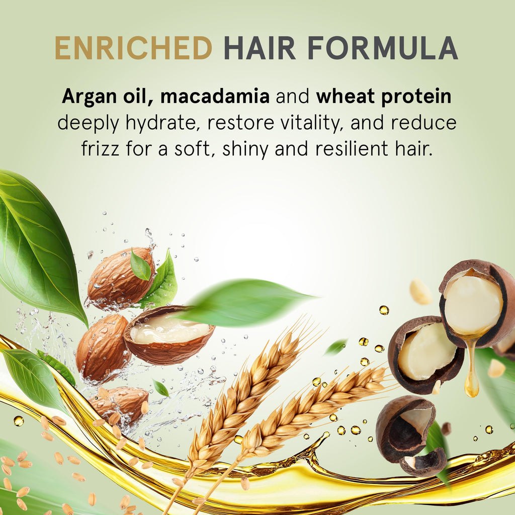INOAR Hair Mask Macadamia Oil Wheat Protein Deep Hydration Repair 17.6oz Moist