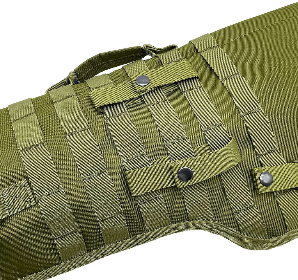Silfrae Tactical Shotgun Rifle Scabbard Bag Shoulder Bag (DarkGreen1)
