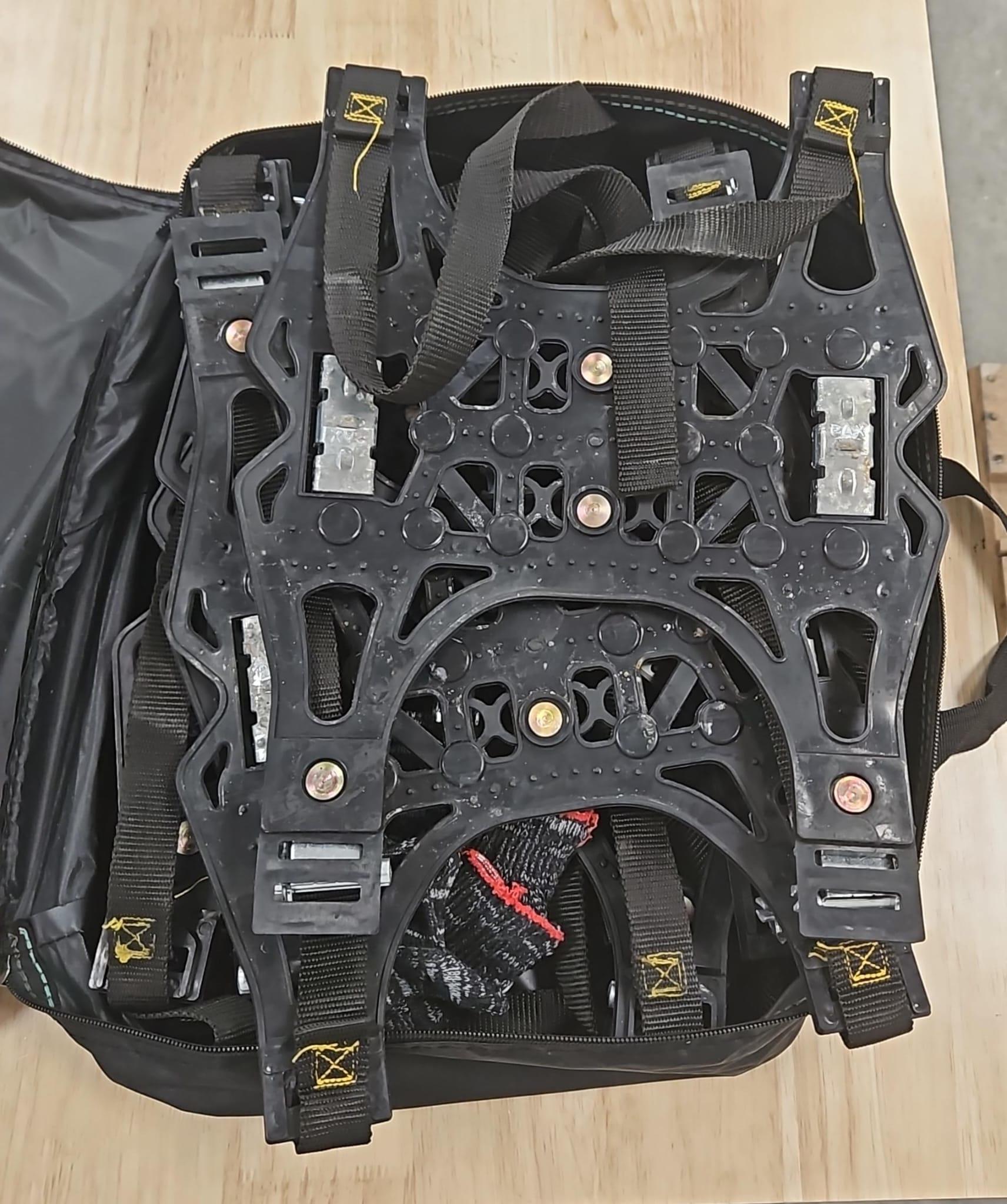 AUTOXBERT Upgraded Tire Snow Chains for Cars, Anti-Slip TPU Snow Chains