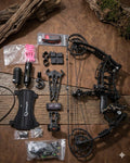 Compound Bow, 40-65lb Adjustable Draw Weight, Short-Axis Design