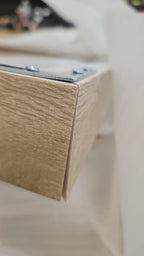 PIXY Canvas Floater Frame 24x24 Nordic White Oak for 1.5" Deep Canvas