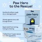 OPEN BOX - Finn Paw Hero Natural Dog Paw Balm | Winter Paw Protection from Snow,