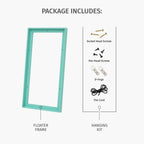 Pixy 30x40 Canvas Floater Frame White for 1.25" Deep Canvas Portrait