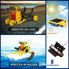 Solar Robot Kit for Kids Age 8-12, STEM Building Toys,12-in-1 Build Your Own