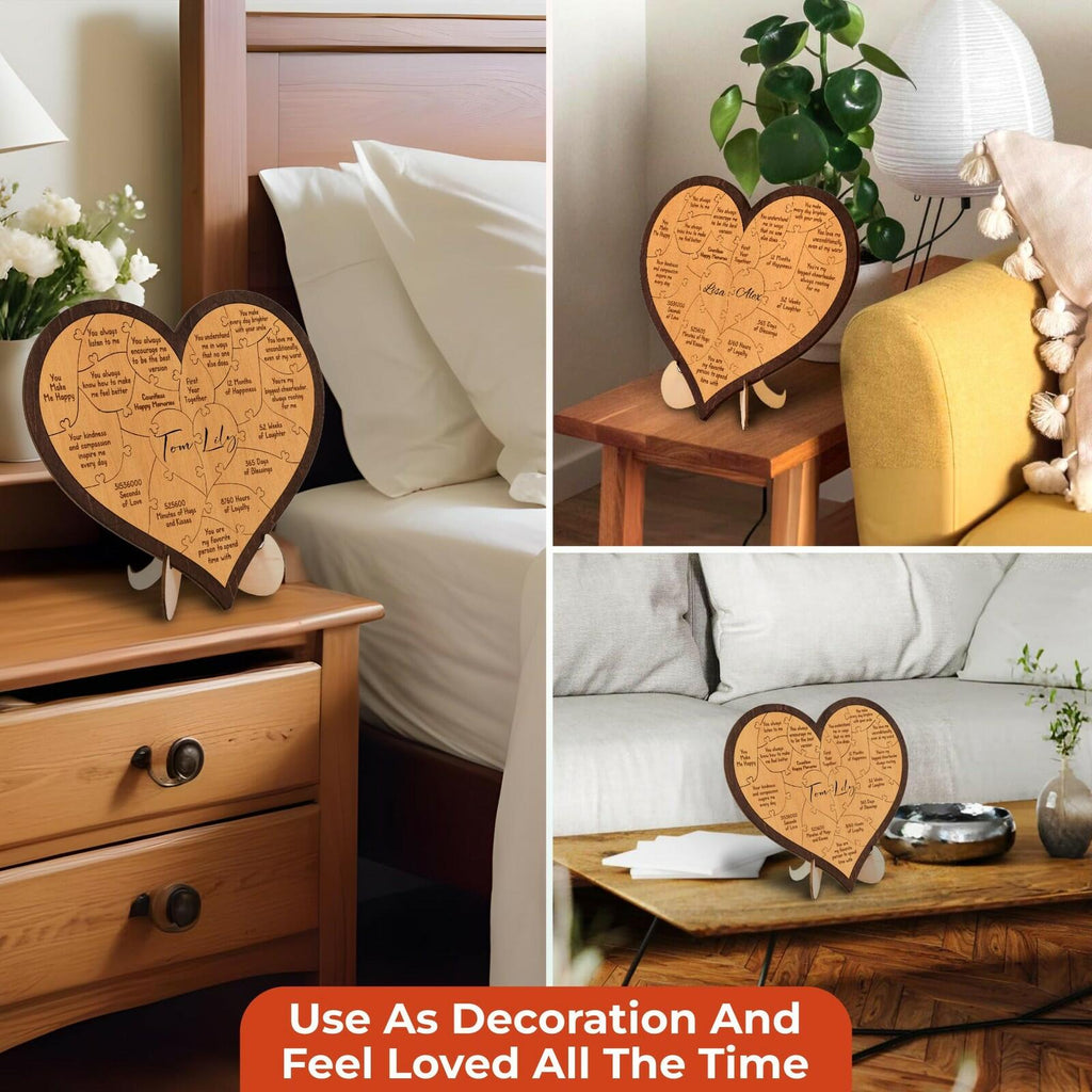 Stofinity 1 Year Anniversary Wood Gifts for Him Boyfriend - One Year Anniversary
