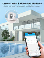 Govee WiFi Thermometer Hygrometer H5103, Indoor Bluetooth Temperature Humidity