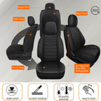 RAWAKORW Car Seat Covers Custom Fit for Ford Bronco 2021 2022 2023 2024 2025 4