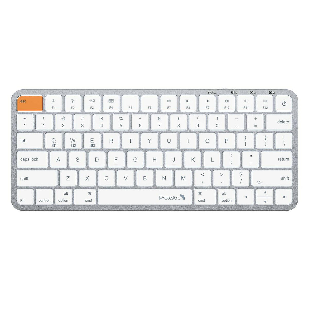 ProtoArc Bluetooth Keyboard for iPad, K90-A Backlit Compact Wireless Keyboard
