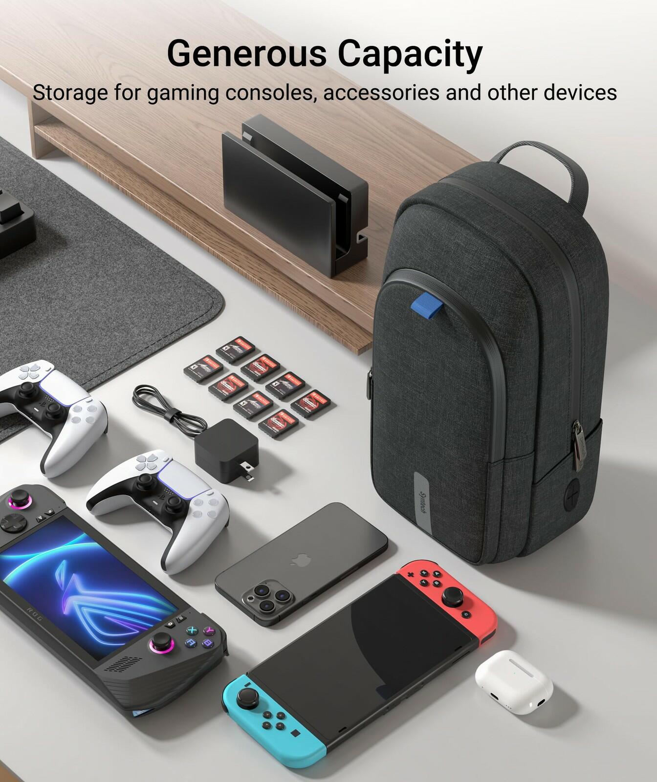 Syntech Carrying Case Compatible with Steam Deck OLED/ROG Ally X/ROG Xbox Ally