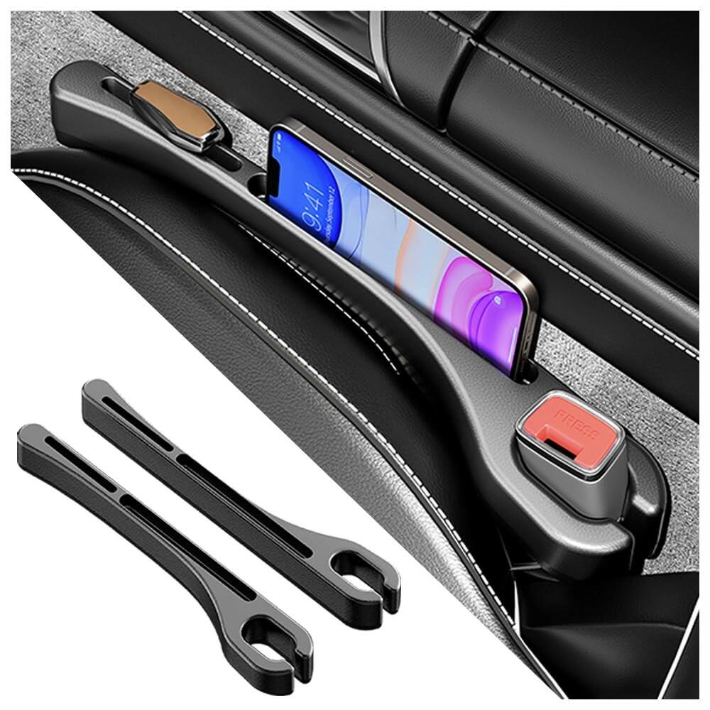 SSNNUU 2PCS Car Seat Gap Filler Organizer with Phone Holder,[Upgrade Version]