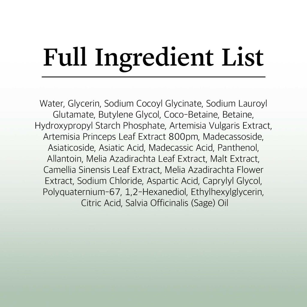 ROUND LAB Mugwort Calming Cleanser | Cleanse and calm simultaneously, Formulated