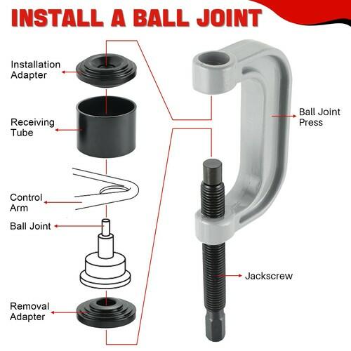 DASBET Ball Joint Removal Tool Kit Ball Joint Press U Joint Service Set