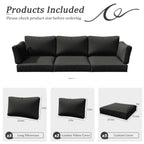Snubbull 8p Outdoor Cushion Slipcovers Outdoor Patio Cushions Covers Replacement