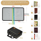 Bible Cover for Women – Large Bible Case with Zipper, Floral Journal Bag with