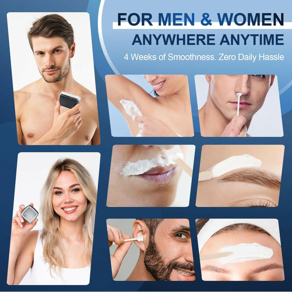 LIONVISON Men's Nose Wax Removal: Painless Hair Removal for Nose and Ears - with