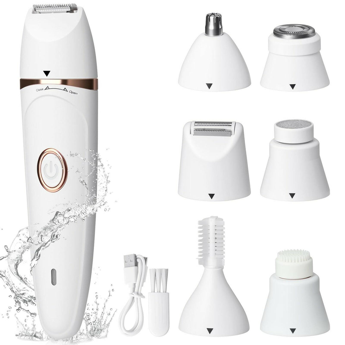 Facial Epilator for Women, Painless Electric Razors for Silk Skin, Portable