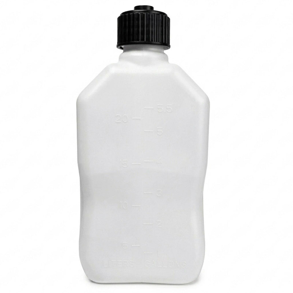 Bushman 4 Pack U-Jug Storage Jug, Portable Plastic Container, 5.5Gal, White