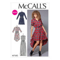 McCall's Patterns Miss Petite Shirtdresses with Drawstring Waist