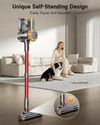 AIPOWAY Cordless Vacuum Cleaner 580W 50Kpa Vacuum Cleaners for Home, 65 Mins