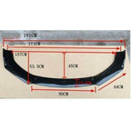 For Mercedes-Benz Car Front Bumper Lip Spoiler Splitter Body Kits Carbon Fiber