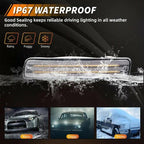 MOTRUM LED Front Turn Signal Light Compatible with Toyo-ta Land Cruiser FJ80