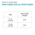 Love to Dream Extra Warm Toddler Sleep Bag (18-36 Mo), Super Soft Temp